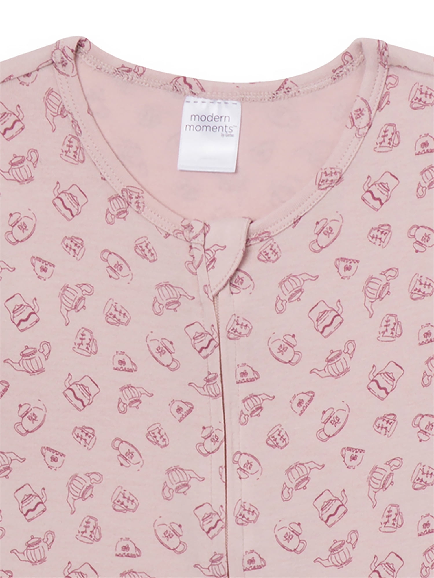 Modern Moments by Gerber Gender Neutral Viscose One-Piece Pajama, Sizes 12 Months - 5T