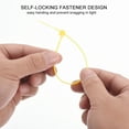 thumbnail image 4 of Uxcell 100PCS Cable Zip Ties 12 Inch, Self-Locking Nylon Wire Ties with 30 lbs Tensile Strength for Indoor and Outdoor, Yellow, 4 of 6