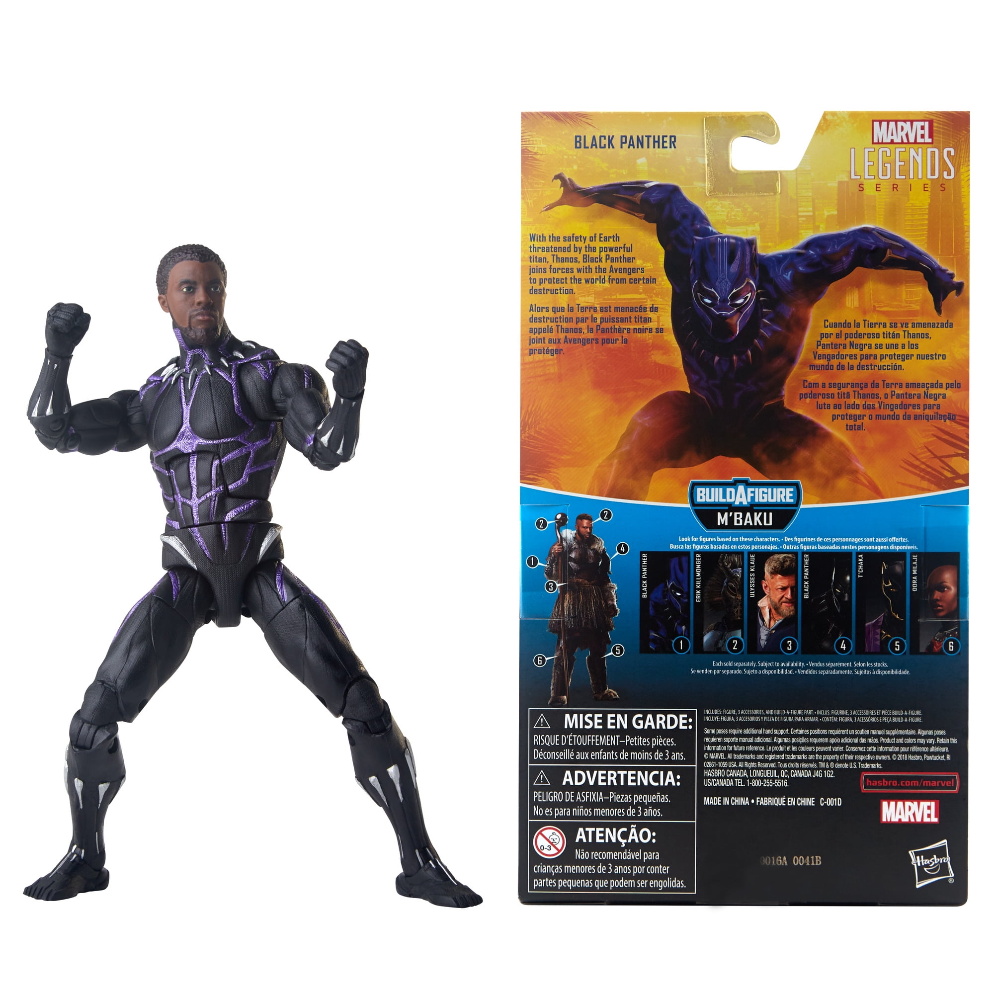 Infinity War 6-inch Black Panther Figure Marvel Legends Series Avengers 