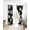 White, variant on White Daisy Floral Blackout Curtains 39 Inches Long,Thermal Insualted Grommet Curtains & Drapes,Spring Summer Flowers Black Room Darking Curtains for Living Room Bedroom Windows 2 Panels 27.5"W x39"L