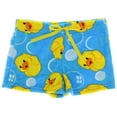 thumbnail image 2 of Emme Jordan Junior's Fuzzy Pajama Shorts - Rubber Duckies, Medium, 2 of 4