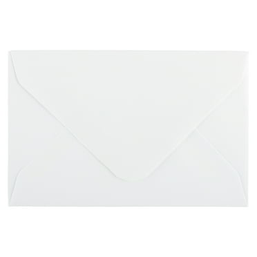 JAM Paper Mini Commercial Envelopes, 2 3/4 x 3 3/4, White, 25/Pack