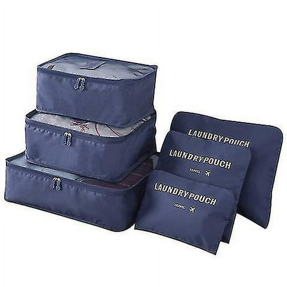 Bolsas de embalaje organizadoras de viaje, juego de 6 cubos de embalaje de viaje