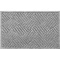 thumbnail image 1 of Aqua Shield 844570023 2 x 3 ft. Diamonds Doormat - Medium Gray, 1 of 1