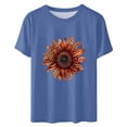 thumbnail image 3 of Camisetas de Manga Corta para Mujeres de Longitud Regular de Poliéster Sólido, Camiseta de Fiesta de Mayo Y Blusa Del Festival para la Primavera Y el Verano, 3 of 3