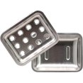 thumbnail image 3 of Large Stainless Steel Soap Tray - Metal Soap Holder with Drain Tray - Bathroom Shower, Kitchen Sink, 3 of 5