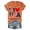 Orange, variant on American Flag Shirt Women, Yigetop Women Casual Printing Short Sleeves V Neck Loose T Shirt Blouse Tops Usa Shirts for Women Black L