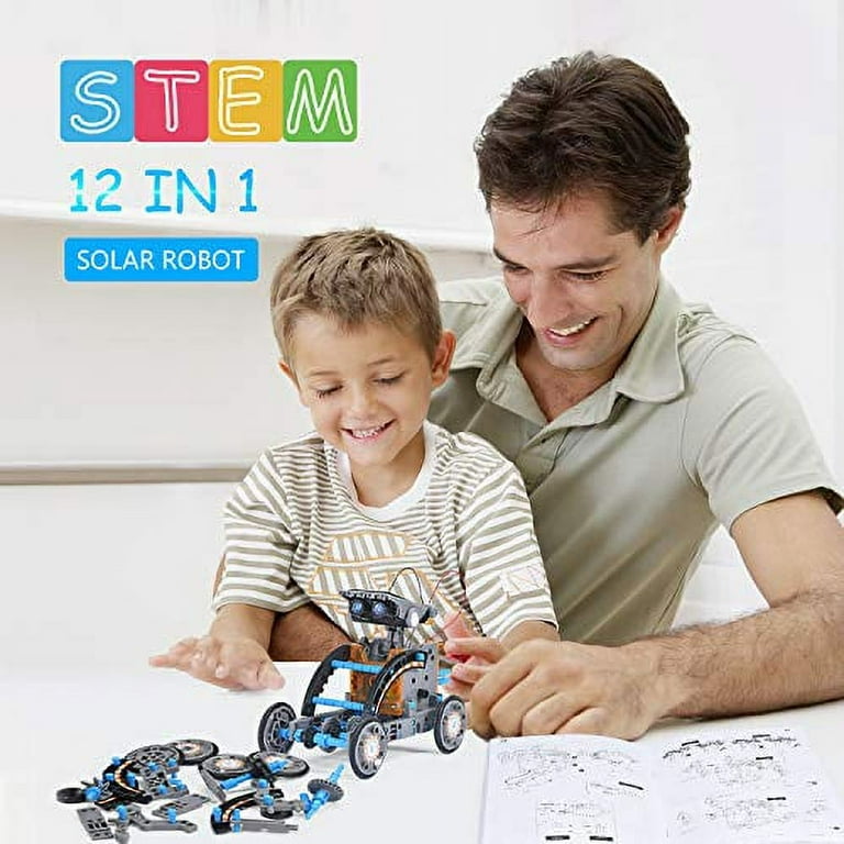AESGOGO STEM Projects for Kids Ages 8-12,Solar Robot Kit,Science Kits  Building Toys Easter Gifts for 8 9 10 11 12 Year Old,STEM Activities  Experiments