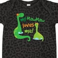 thumbnail image 4 of Inktastic My MawMaw Loves Me Grandson Boys Baby Bodysuit, 4 of 5