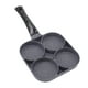 thumbnail image 5 of Sartén para tortillas, sartén antiadherente de 4 agujeros, color negro, de gran capacidad, 5 of 12
