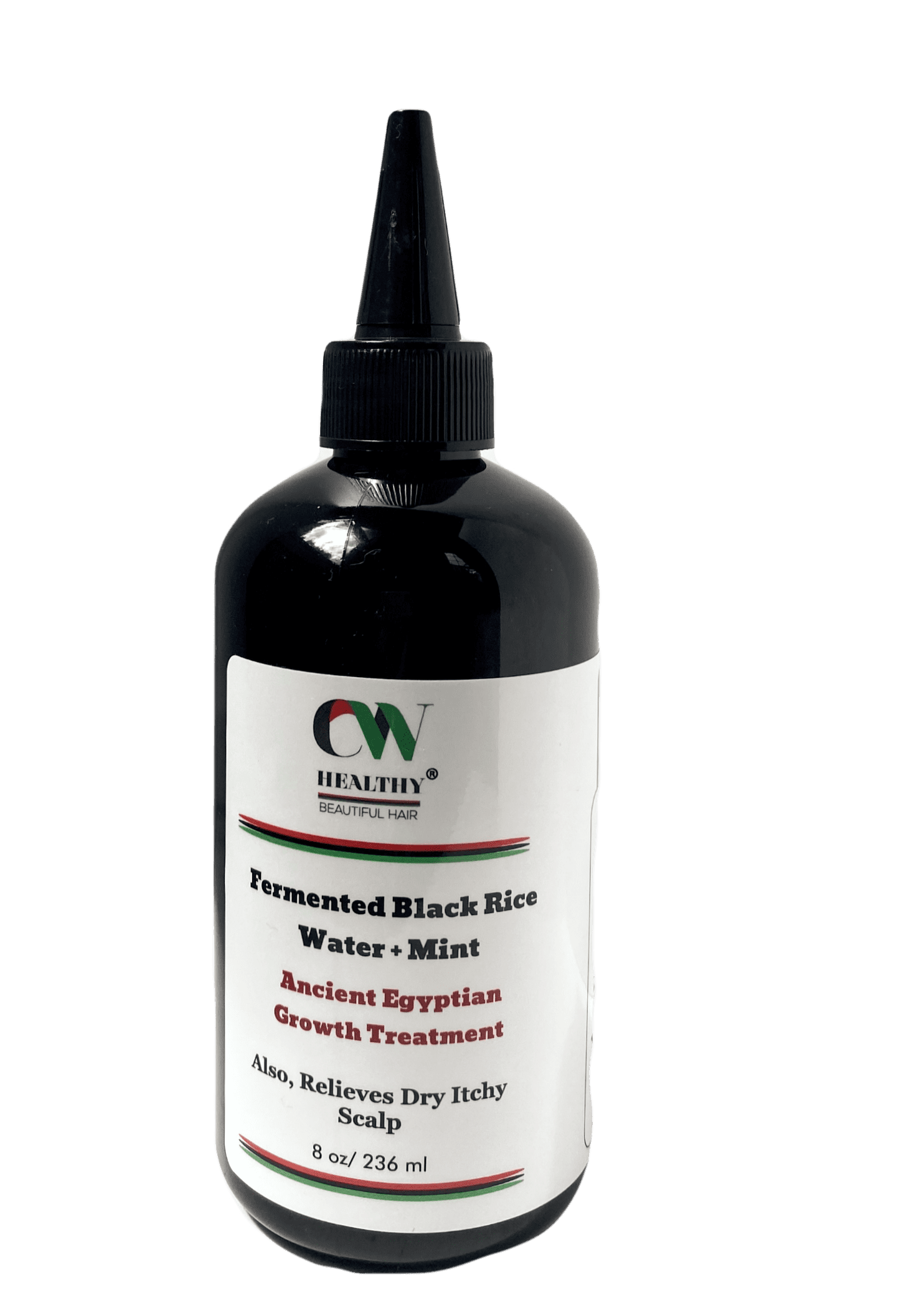 CWHaircare Black Rice Water w/Mint Hair rinse, Rice water is known to cause quick and extreme growth that a person hasn't previously experienced