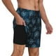thumbnail image 2 of Fotbe Dandelions Traje de Baño para Hombre – Shorts de Natación de Secado Rápido con Forro y Bolsillos-Medium, 2 of 6