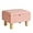 Teddy Pink, variant on Linen Small Ottoman Foot Rest, Foot Stools with Storage Small, Upholstered Rectangle Wood Ottoman with Safety Hinge Flip Top, Bed Stool for Bedroom Dorm Light Gray