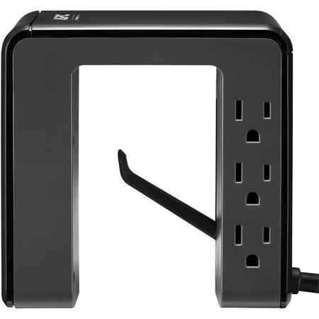 UPC: 0731304343738 | APC PE6U4 Essential SurgeArrest Desk-Mount Power Station with 6 Outlets and 4 USB Charging Ports (Black)