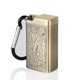 thumbnail image 1 of Mini cenicero portátil de bolsillo de metal con desodorante y llavero plateado, 1 of 5