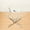 Transparent Glass + Silver Table Legs, variant on 45.27" Round Dining Table, Tempered Glass Kitchen Table with Silver Chrome Plated Metal Legs, Modern Dining Room Table for 4-6 People, Round Glass Table for Kitchen, Living Room, Apartment