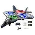 thumbnail image 4 of Avión de control remoto con velocidad ajustable, giro de 360 degree, helicóptero 2,4 G, anticaídas Azul, 4 of 9