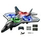 thumbnail image 5 of Avión teledirigido con luz, regalo para niño, helicóptero, de 360 degree, planeador RC portátil, juguete volador para exteriores, avión RC Azul, 5 of 8