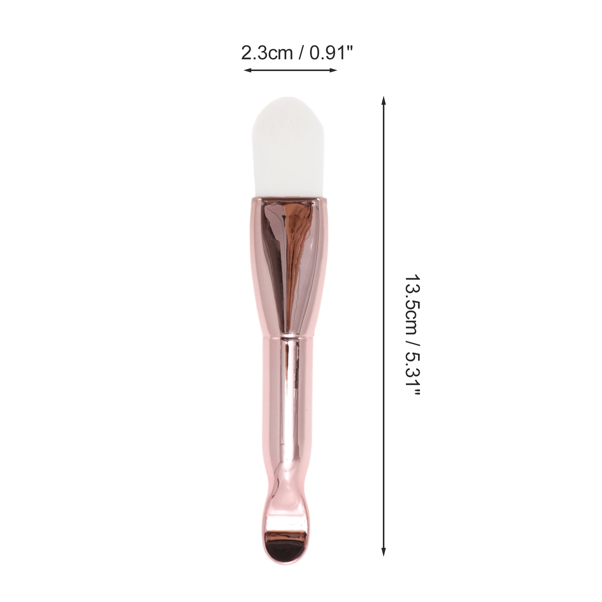 Unique Bargains Soft Facial Mask Brush 2 Pcs Rose Gold Tone [Pointed]