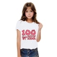 thumbnail image 1 of Xihbxyly Bonita Camiseta con Diseño de 100 Días de Clases, Tela Suave y Transpirable, Manga Corta Abullonada, Ideal para Pantalones Cortos, Vaqueros y Faldas, Ropa Informal de Diario, Tendencia para, 1 of 6