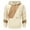 10 Beige, variant on Mens Fleece Hoodies Lightweight Color Block Drawstring Pullover Tops Outdoors Casual Athletic Hooded Sweatshirt with Pocket