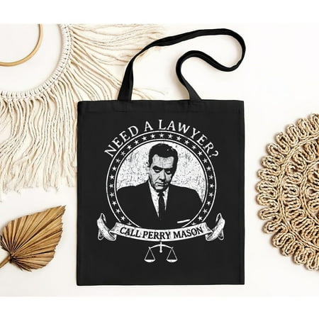 vintage Need A Lawyer Tote Bag Perry Criminal Defense Lawyer Mason Law Series-TH22717