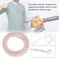 thumbnail image 2 of Uxcell Corde de Démarrage à Rappel 3mm 10m Corde en Nylon pour Tronçonneuse Blanc Rouge, 2 of 2