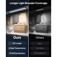 thumbnail image 2 of Goodea 17.5Inch Under Cabinet Lighting, 4500mAh Rechargeable Battery Motion Sensor Light Indoor, Wireless Under Cabinet Lights for Kitchen,, 2 of 8