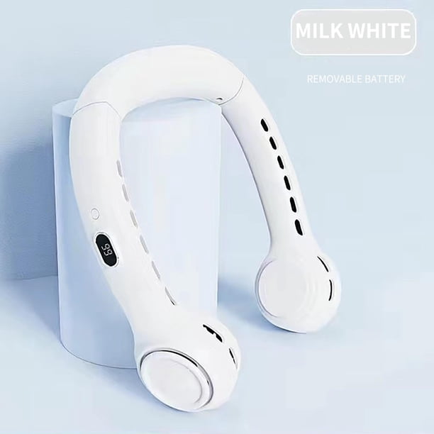 Ganfancp Usb Nuevo Cuello Colgante Ventilador-Silencioso Cuello Colgante Al Aire Libre Ventilador Portátil Recargable Sin Hojas Cuello Colgante Ventilador Rebajas Hoy Liquidación 1*Ventilador
