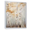 thumbnail image 2 of Designart "Simplistic Birch Essence" Tree Birch Floater Framed Canvas Prints, 2 of 5
