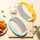 thumbnail image 2 of Crinkle Cutter for Veggies, Crinkle Cut Knife for French Fry, Vegetable, Potato, Cucumber, Carrot and Fruit, Stainless Steel Wave Fries Cutter Slicer With Ergonomic Handle, Dishwasher Safe, 2 of 8