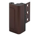 thumbnail image 1 of Cerradura de seguridad para el hogar, aleación de aluminio, 800 libras, resistente a la oxidación, resistente a la manipulación, cerradura de refuerzo para puerta, color marrón, 1 of 12