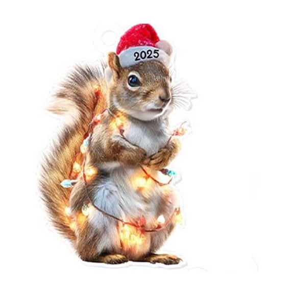 Hometravel Acrylic Christmas Decor, 2D Flat Design for Tree Display, Festive Ornament for Holiday Season, Seasonal Home Accent Piece