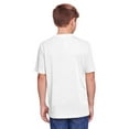 thumbnail image 2 of Youth Fusion ChromaSoft Performance T-Shirt WHITE M, 2 of 3