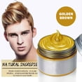 thumbnail image 2 of Tinte temporal para el cabello, crema para colorear, cepillo para enjuague, cera para el cabello, Color temporal, cera para el cabello, coloración de peinado Natural para hombres, (Buy 2 save 10%), 2 of 4