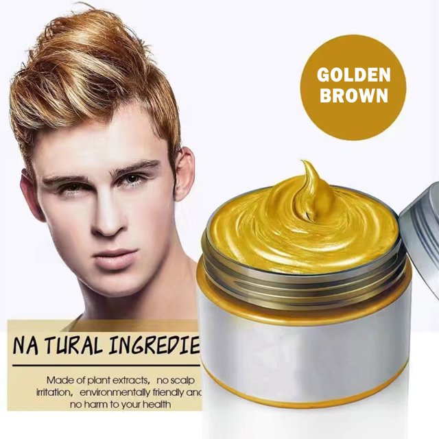 Clearance Tinte de pelo Cera de pelo de color temporal de cera de pelo natural peinado para colorear los hombres las mujeres del partido CosplayHair Dye