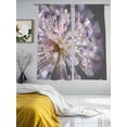 thumbnail image 3 of Fantasy Dandelion Sheer Curtains 63 Inch Length 2 Panels Set Window Treatments, Modern Magical Plants Flowers Spring Rod Pocket Semi Curtains for Living Room/Bedroom/Kitchen Décor, 104"W x 63"L, 3 of 7