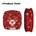 thumbnail image 2 of HELLHERO Waterproof Rollator Walker Seat Covers Seat Back Covers Dust Cover Streets Easy to Install for Indoor Outdoor,Reindeer Snowflakes, 2 of 7
