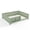 Green, variant on Bellemave Queen Size Floor Bed with Bookshelf, Wood Montessori Beds with Slats and Safety Guardrail, Low Profile Queen Bed Frame with Fence, No Box Spring Needed (Natural)