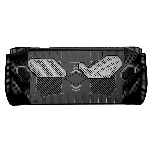 Funda de TPU suave para consola de juegos, cubierta de absorción de impactos para ASUS Rog Ally (negro)