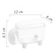 thumbnail image 2 of AURARMLET Caja De Almacenamiento Multifuncional Transparente Con Para Uso Moderno En Casa, 2 of 8