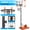 Orange, variant on Portable Basketball Hoop Stand, Height Adjustable 7.5ft - 9.2ft with 32 Inch Backboard and Wheels for Adults Basketball Goal Transparent