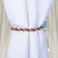 Leileiiiii Ropes Tie Backs for Window Curtain Cord Buckle Tiebacks Tie