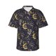 thumbnail image 1 of Fotbe Snake Sleep Camisa Hawaiana para Hombre Unisex – Camisa Casual de Verano con Botones de Manga Corta de Algodón y Lino,X-Large, 1 of 7