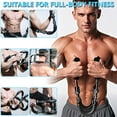 thumbnail image 5 of LOVJOYSE Twister Arm Trainer, 66-110lb Adjustable Chest Workout Equipment, Chest Trainer for Men, Portable Detachable Spring Resistance Home Fitness Equipment for Enhancing Upper Body Muscle, Blue, 5 of 7
