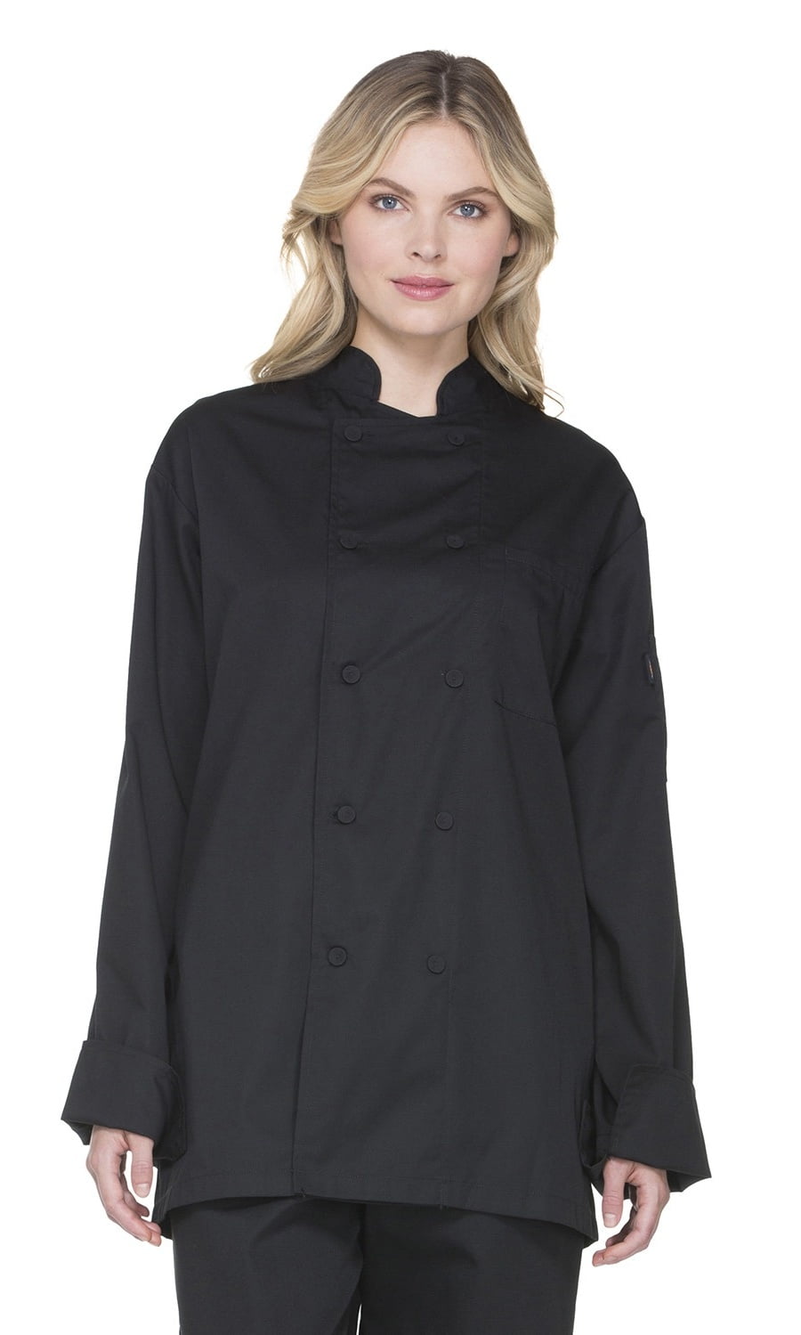 Dickies Chef DC410 Unisex Cool Breeze Chef Coat Black 5XL