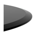 thumbnail image 3 of MAYEERTY 38.6" Round Tempered Glass Table Top, 2/5" Thick Beveled Polished Edge, Black, 3 of 6