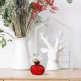 thumbnail image 2 of Jarrón de cristal con forma de granada, jarrones para centros de mesa, ramos frescos, decoración del hogar, flores secas, frutas artificiales, rojo, oficina, 2 of 6