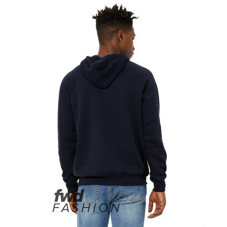 Bella Canvas FWD Fashion Unisex Crossover Hoodie NAVY XL