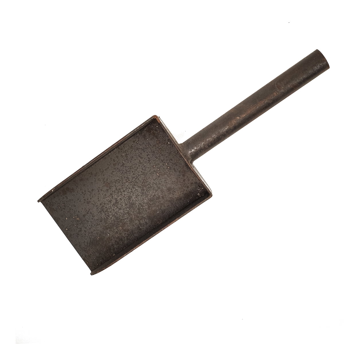 Cast Iron Fireplace Wood Ash Scoop Rustic Fire Stove Shovel Vintage